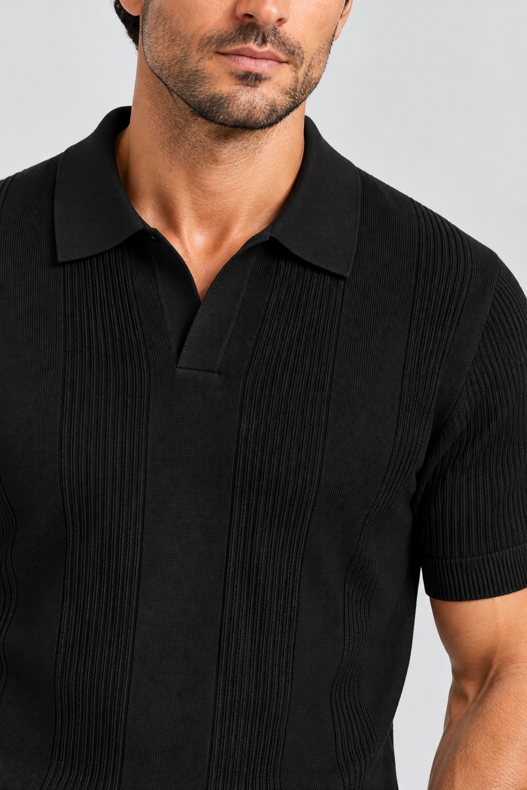 Camisa Polo preta