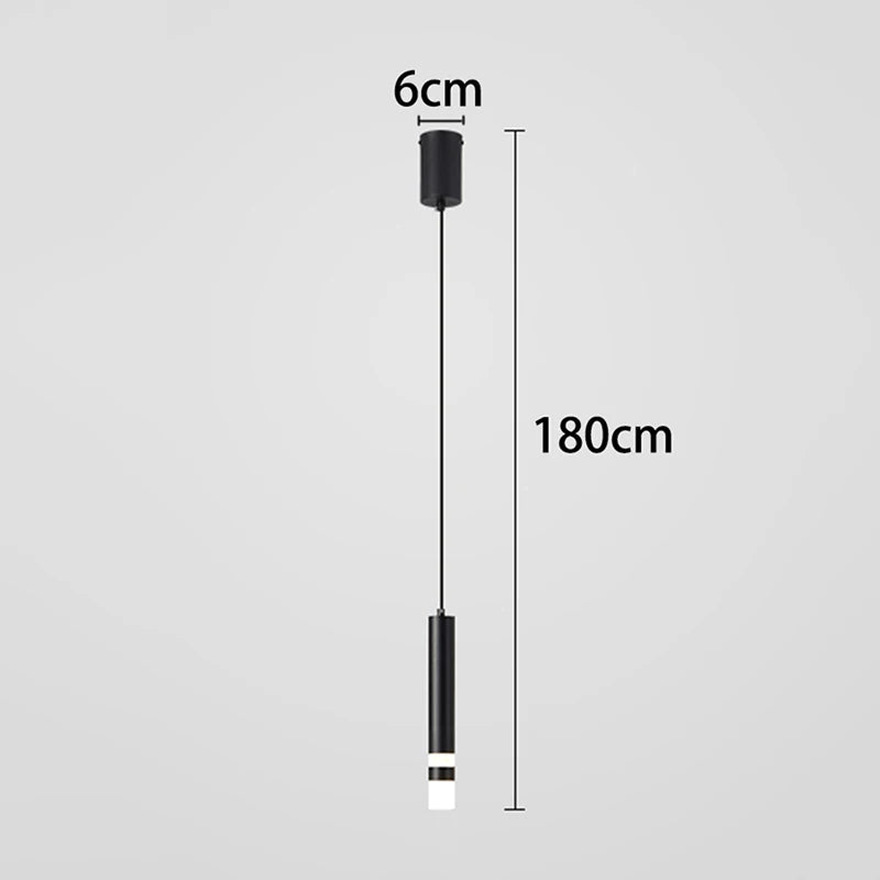 Luminária de Teto Pendente Minimalista para Cabeceira