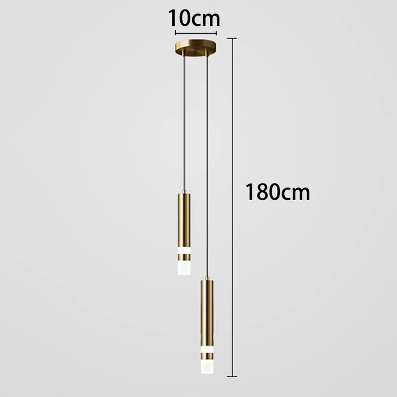 Luminária de Teto Pendente Minimalista para Cabeceira
