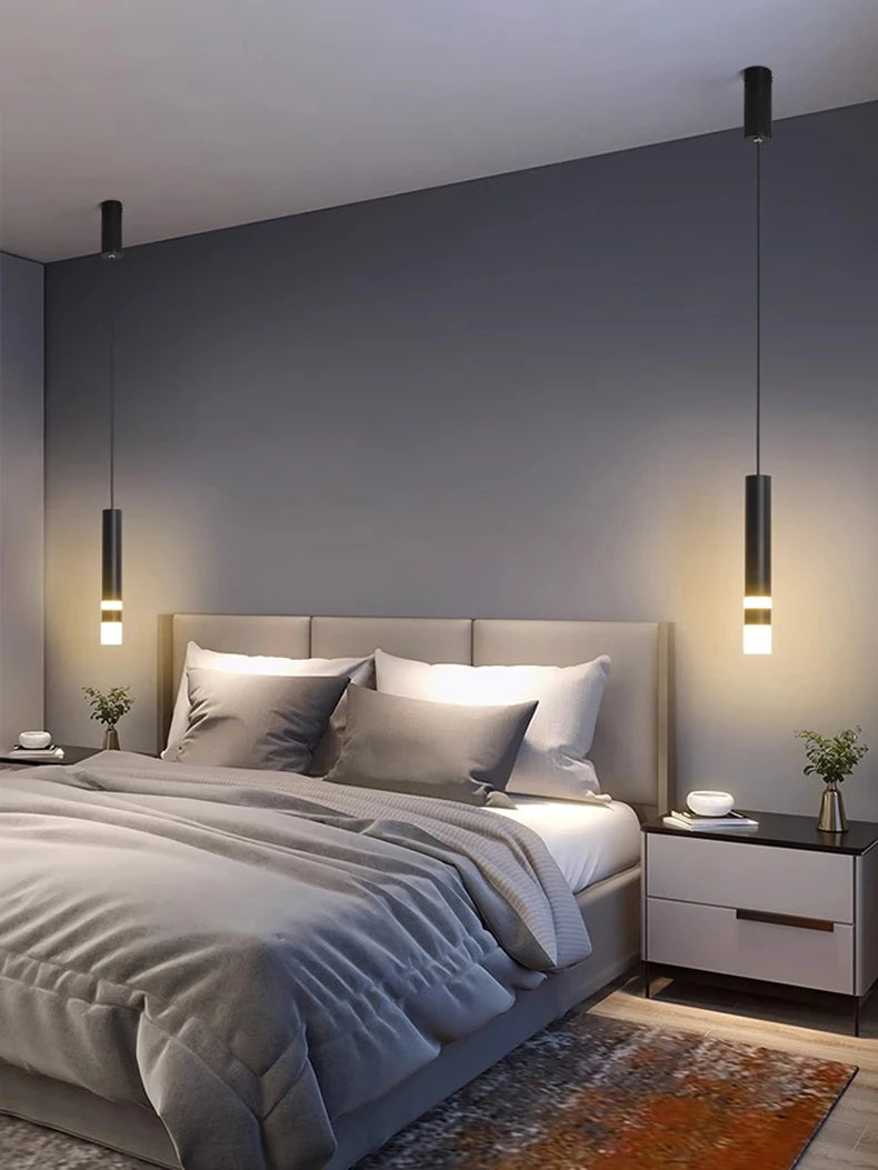 Luminária de Teto Pendente Minimalista para Cabeceira