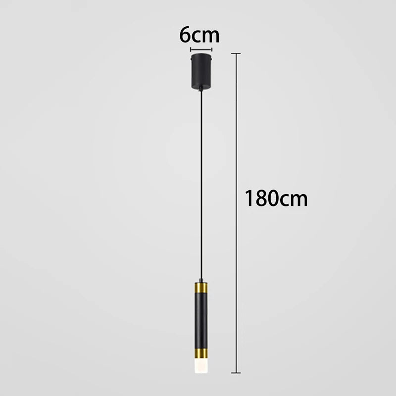 Luminária de Teto Pendente Minimalista para Cabeceira