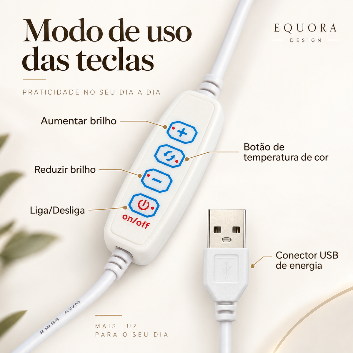 Luminária de Mesa Cogumelo Decorativa - segunda vista do produto