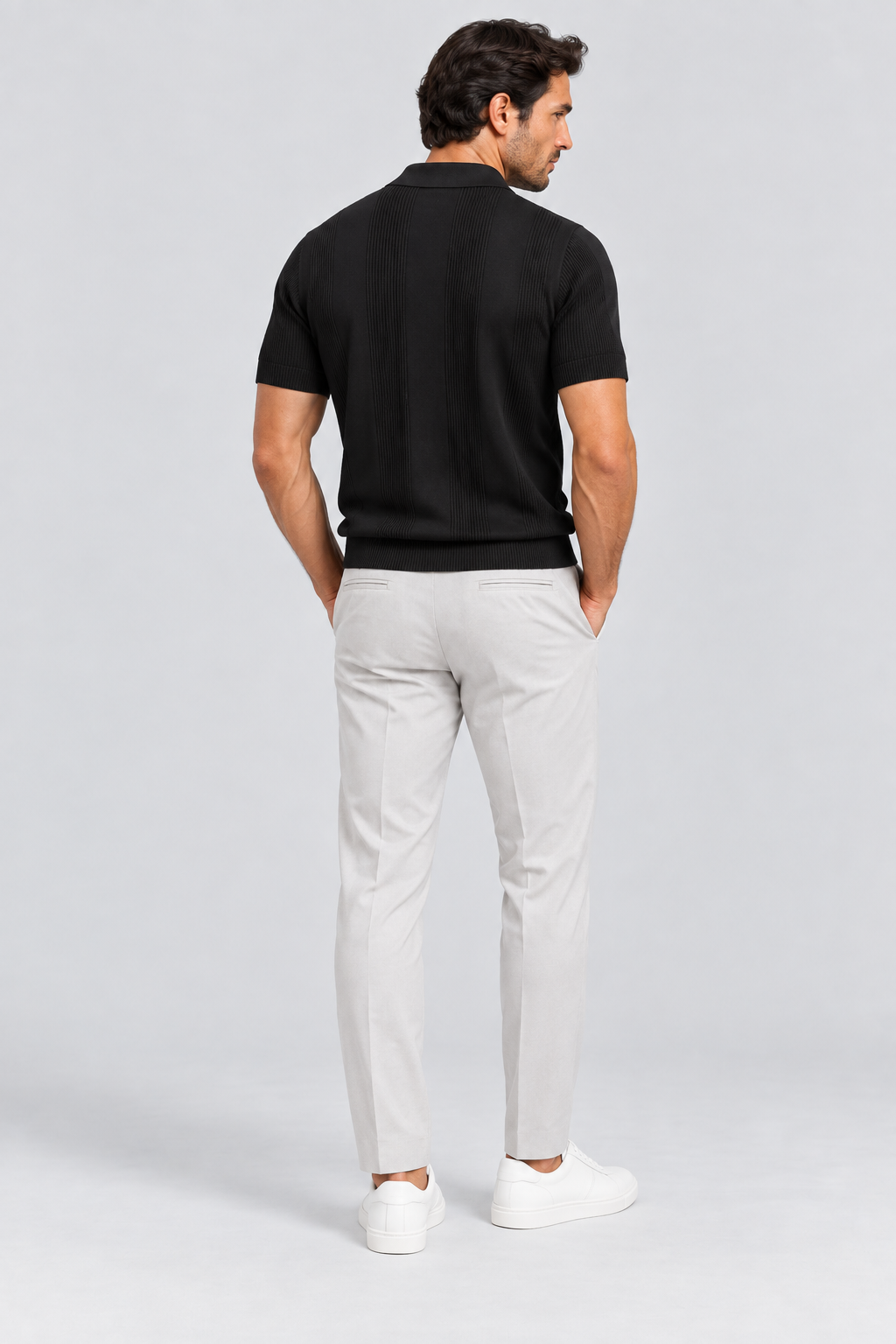Camisa Polo preta