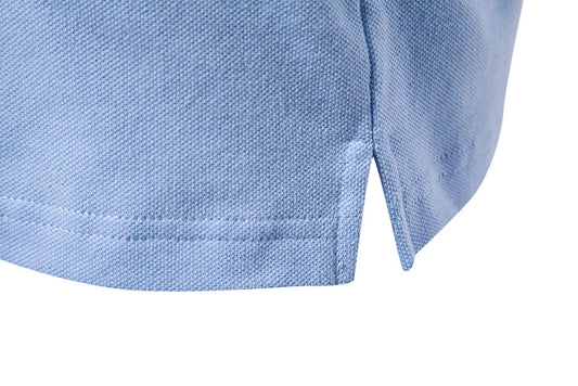 Camisa Polo Masculina Azul Estruturada Beront