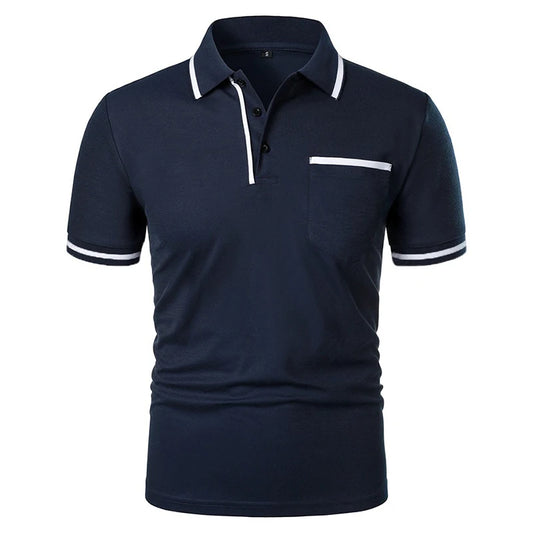 Camisa Polo masculina Azul Marinho