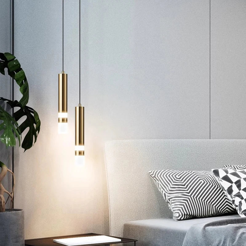 Luminária de Teto Pendente Minimalista para Cabeceira
