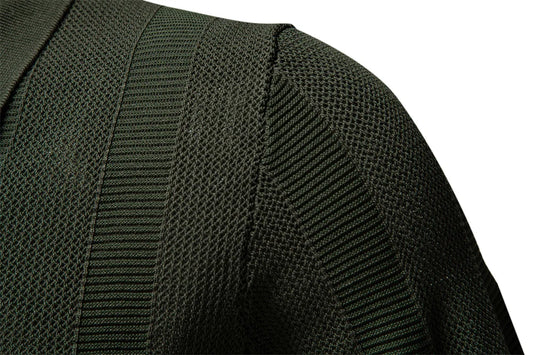 AIOPESON 2025 Men's Solid & Striped Mesh Polo Shirt - Breathable Knit Casual Top with Turn-Down Collar