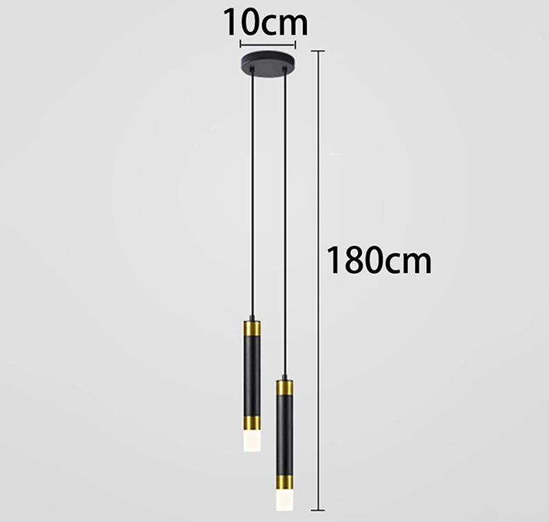 Luminária de Teto Pendente Minimalista para Cabeceira