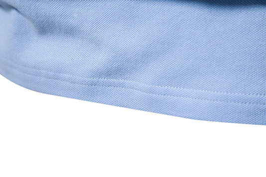 Camisa Polo Masculina Azul Estruturada Beront