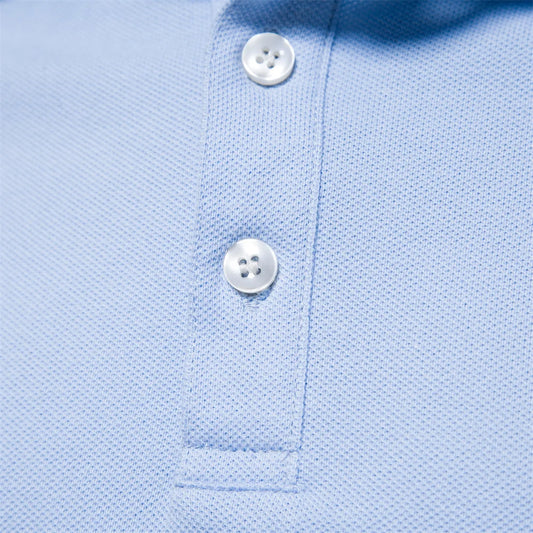 Camisa Polo Masculina Azul Estruturada Beront