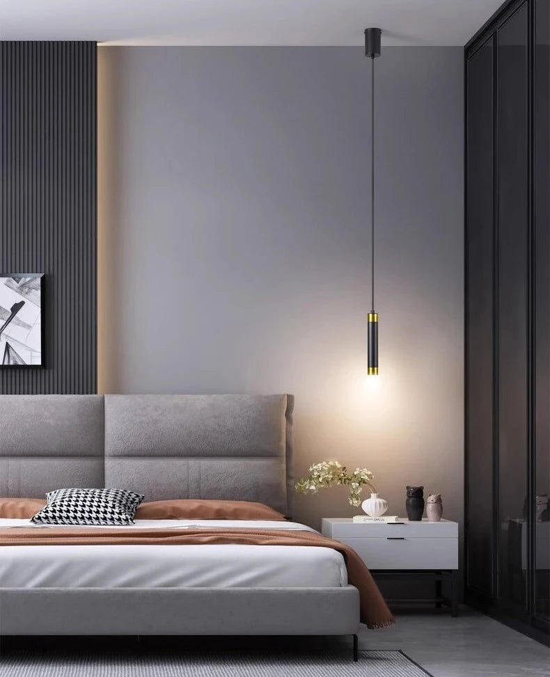 Luminária de Teto Pendente Minimalista para Cabeceira